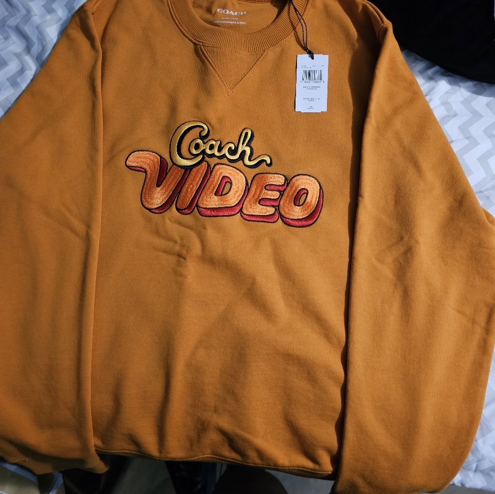 Coach crew neck sweatshirt